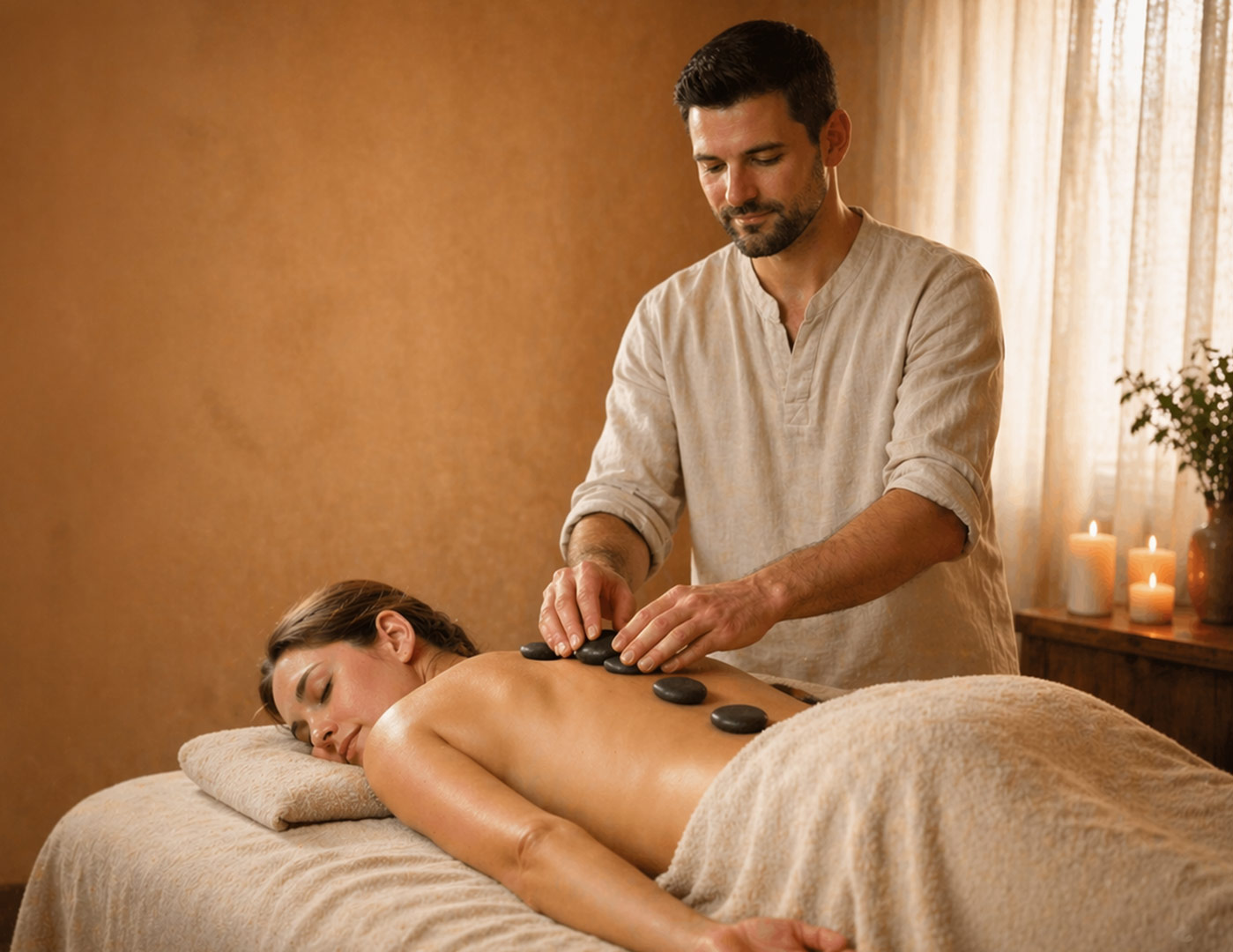 Hot-Stone-Massage (Online Ausbildung mit Zertifikat)